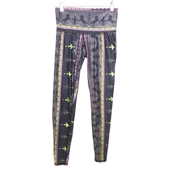 Teeki WILD AND FREE yoga leggings size small - Picture 2 of 5
